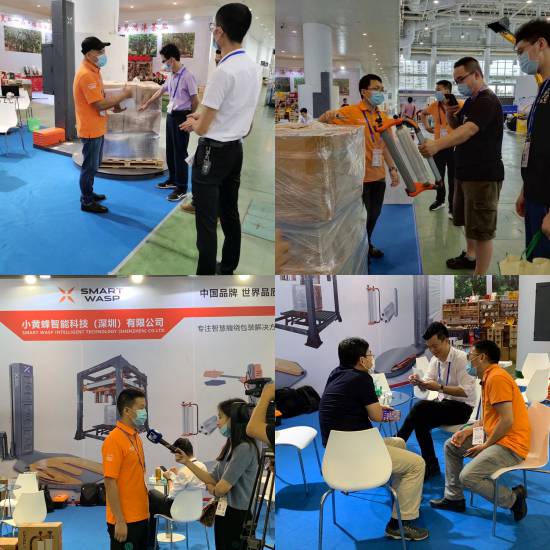 深圳小黃蜂智能科技現(xiàn)場講解產(chǎn)品